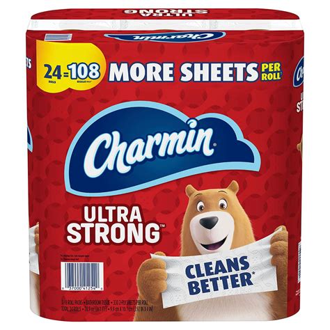 So soft and thick This is my favorite toilet paper Charmin ultra strong super mega roll with great strength is a long-lasting, clog safe and roto-rooter approved. . Charmin toilet